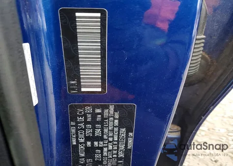 2020 Kia Forte Fe из США, поврежденный, VIN 3KPF24AD1LE156394